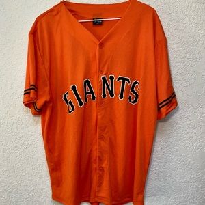 San Francisco Giants “Staff” Orange Baseball Jersey Coyote Promotions Adult L